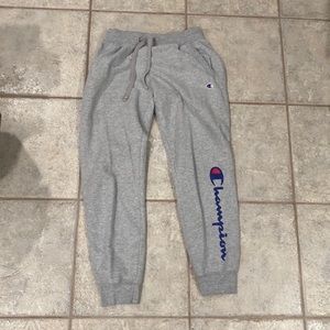 Gray champion, sweatpants size medium